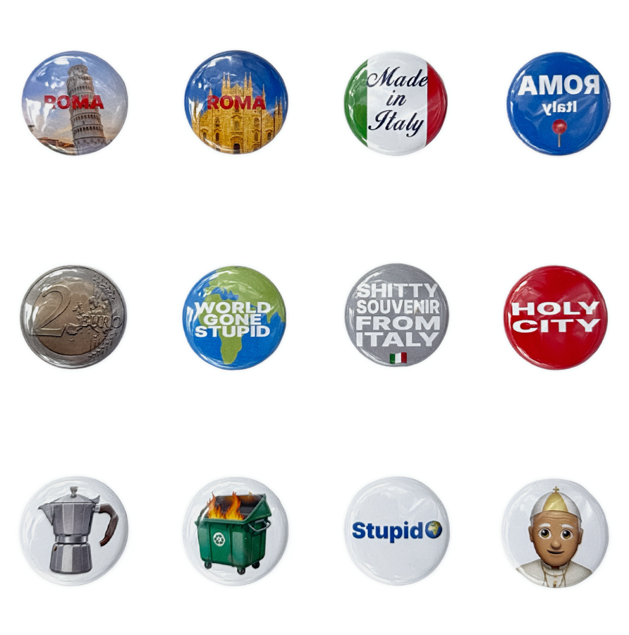 STUPID🌍 - BUTTON PINS