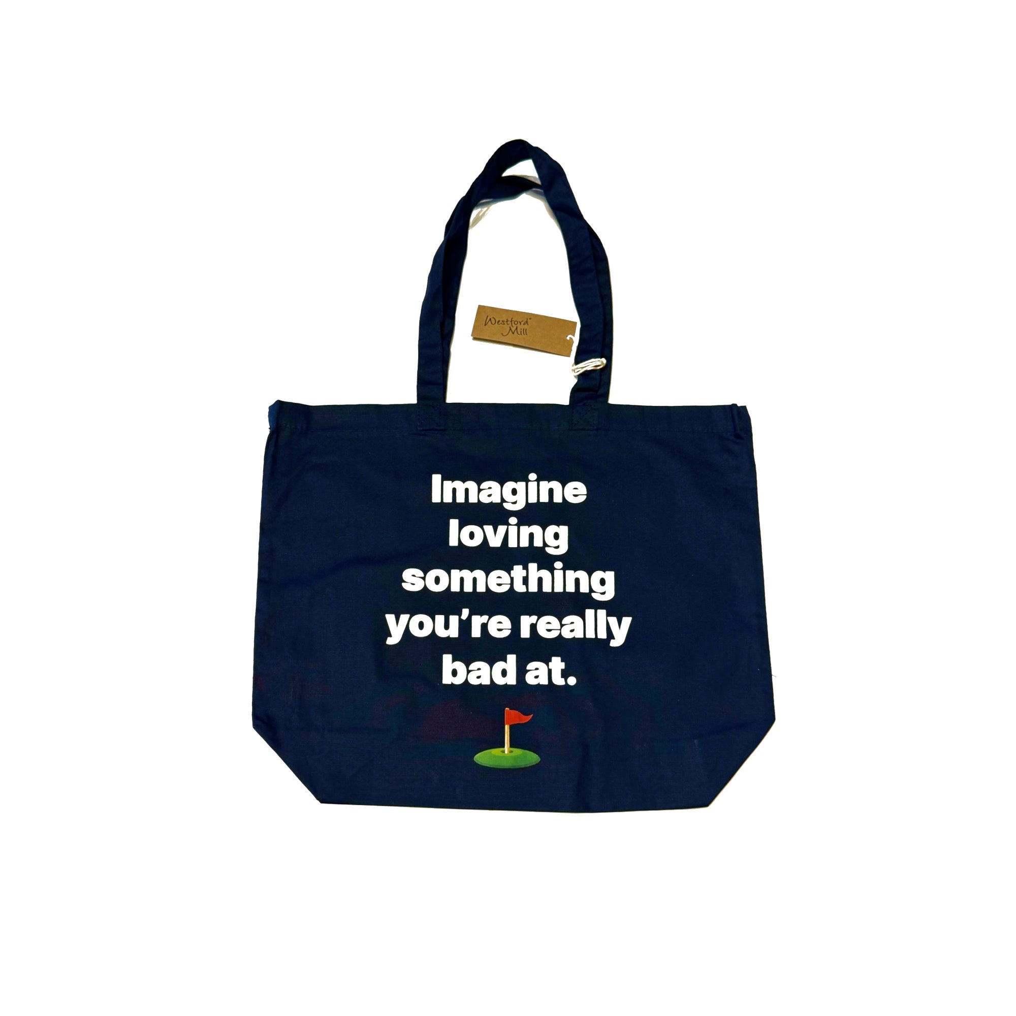 IMAGINE LOVING SOMETHING - TOTEBAG (BL)