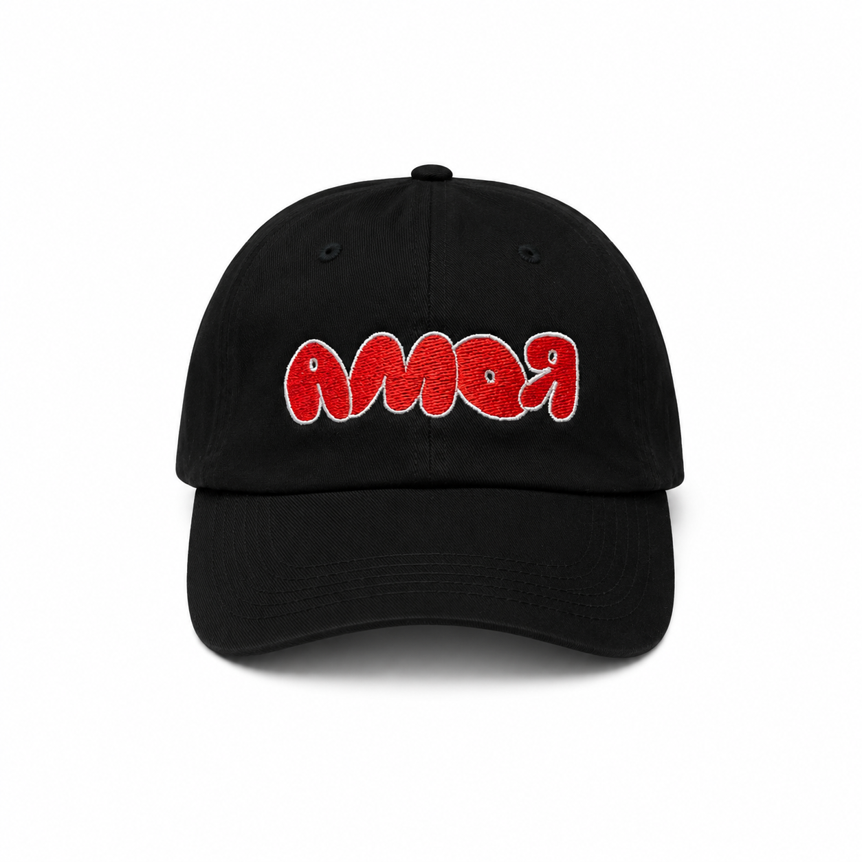 AMOR - 6 PANEL CAP (BK)