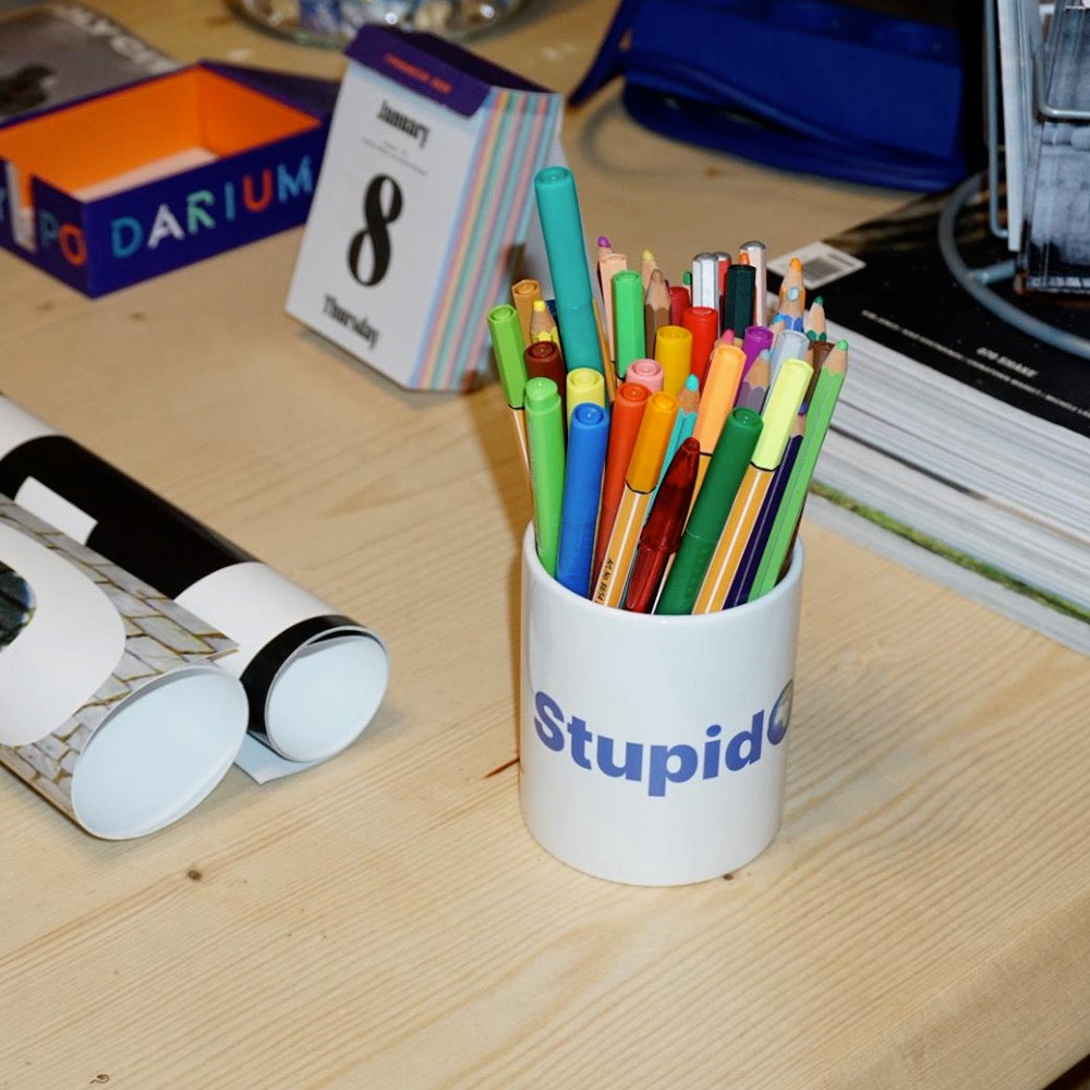 STUPID🌍 - MUG (WH)