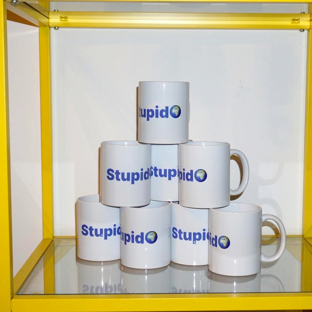 STUPID🌍 - MUG (WH)